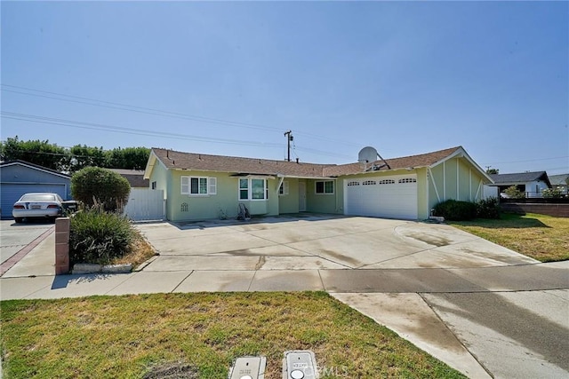 7961 La Corona Way, Buena Park, CA 90620 - single story home featuring an attached garage, concrete driveway, and stucco siding