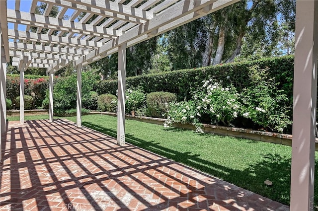 777 Oak Knoll St, Brea, CA 92821 - fenced backyard with a patio area and a pergola