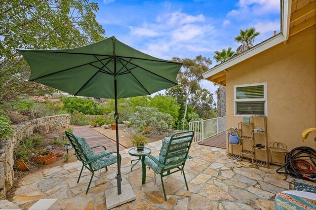 10160 Vista De La Cruz Ln, Mesa, CA 91941 - view of patio