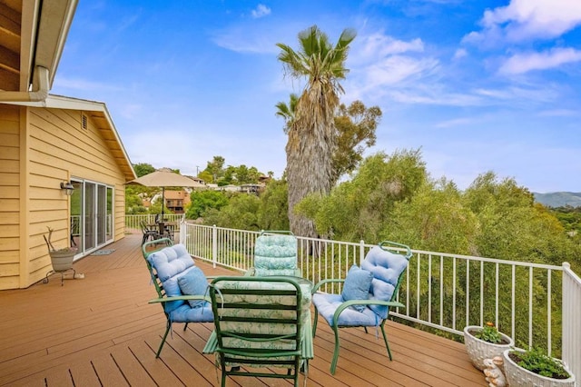 10160 Vista De La Cruz Ln, Mesa, CA 91941 - view of deck