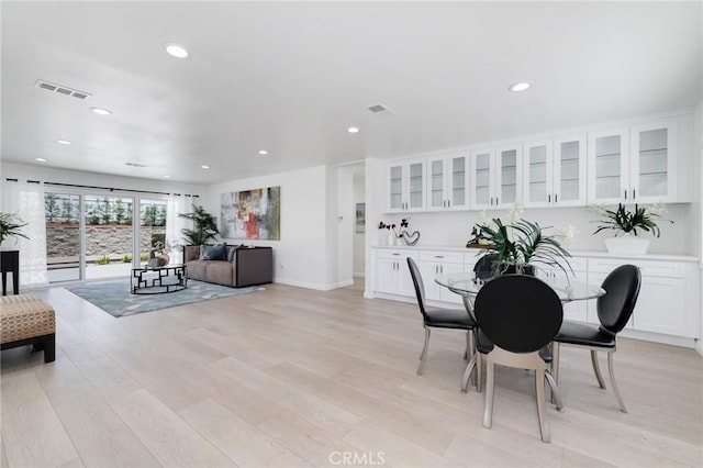1541 2nd St, Duarte, CA 91010 - dining area featuring recessed lighting and light wood-style flooring
