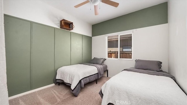 13849 Jackson St, Oak Hills, CA 92344 - bedroom featuring light colored carpet and a ceiling fan