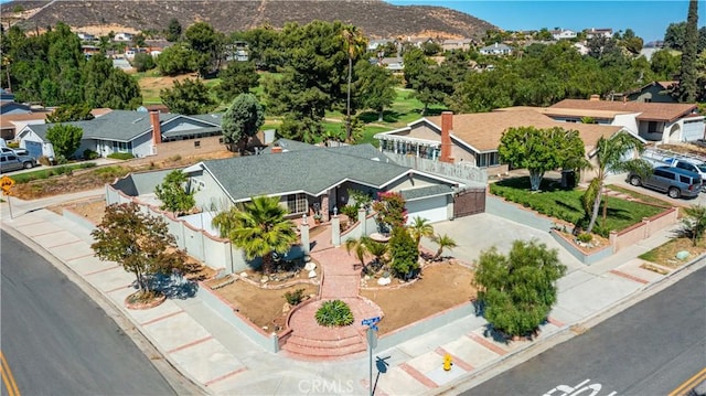 625 Balboa Dr, Corona, CA 92879 - aerial view of residential area with mountains