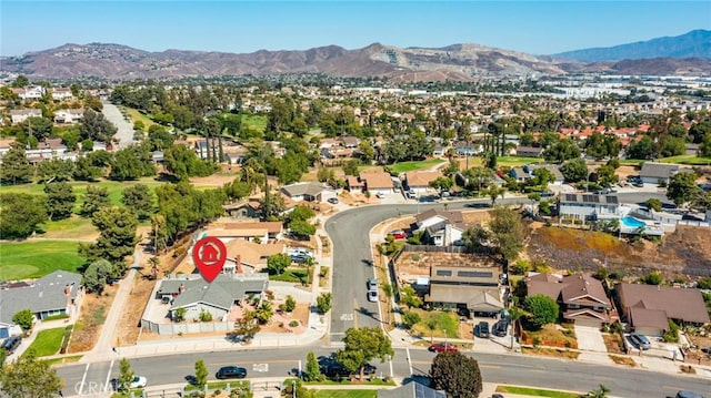 625 Balboa Dr, Corona, CA 92879 - aerial view of residential area with a mountainous background