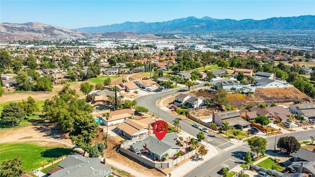 625 Balboa Dr, Corona, CA 92879 - aerial perspective of suburban area featuring a mountainous background