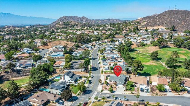 625 Balboa Dr, Corona, CA 92879 - aerial overview of property's location with nearby suburban area