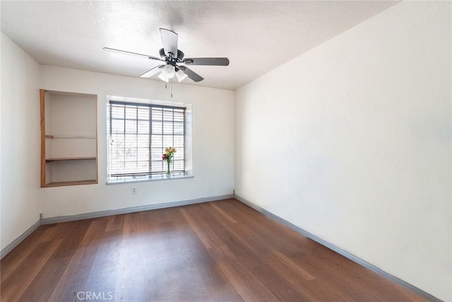 625 Balboa Dr, Corona, CA 92879 - spare room featuring wood finished floors and ceiling fan