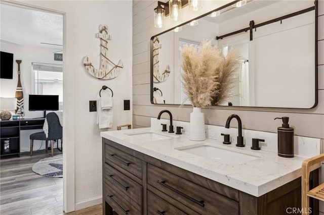 2444 La Costa Ct, Oceano, CA 93445 - bathroom featuring double vanity and wood finished floors