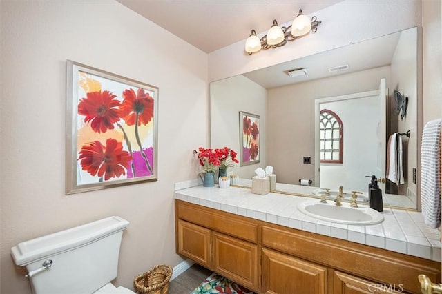 26309 Emerald Dove Dr, Valencia, CA 91355 - bathroom featuring vanity and toilet