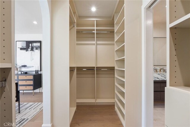 3924 Dublin Ave, Los Angeles, CA 90008 - spacious closet featuring wood finished floors