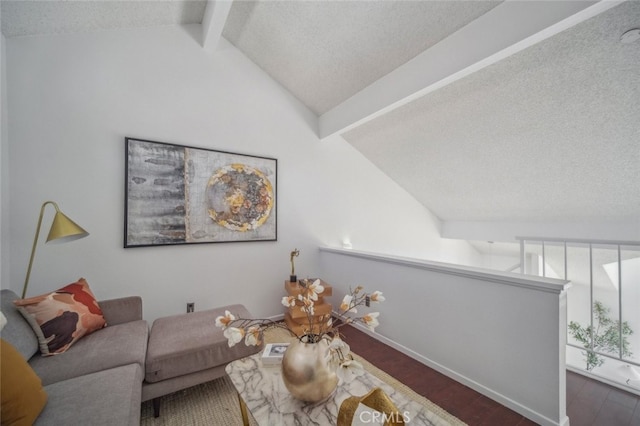 26970 Flo Ln Unit 310, Canyon Country, CA 91351 - living room with a textured ceiling and wood finished floors