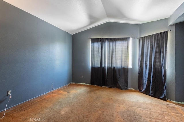 14625 Mountain High Dr, Fontana, CA 92337 - unfurnished room featuring vaulted ceiling and carpet floors