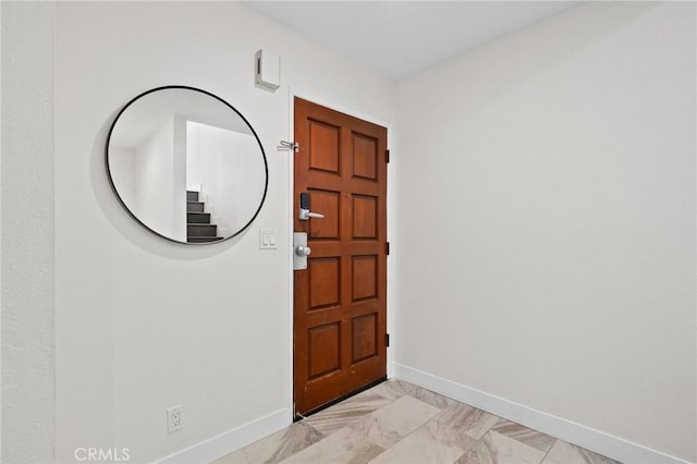 1114 Melrose Ave Unit 3, Glendale, CA 91202 - foyer featuring baseboards and light marble finish flooring