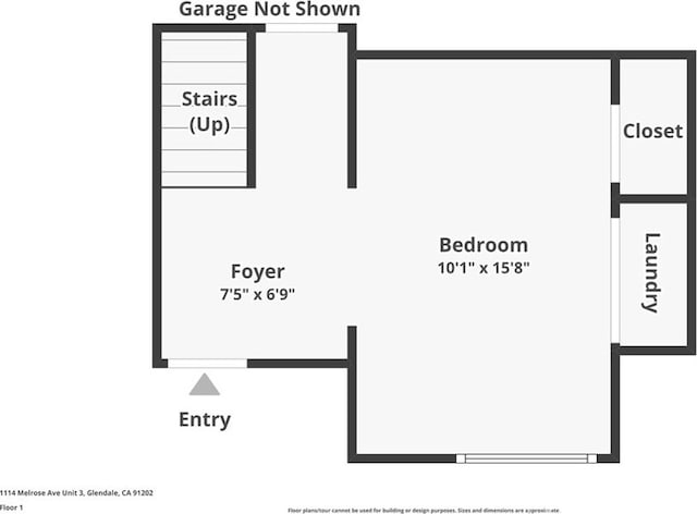 1114 Melrose Ave Unit 3, Glendale, CA 91202 - view of home floor plan