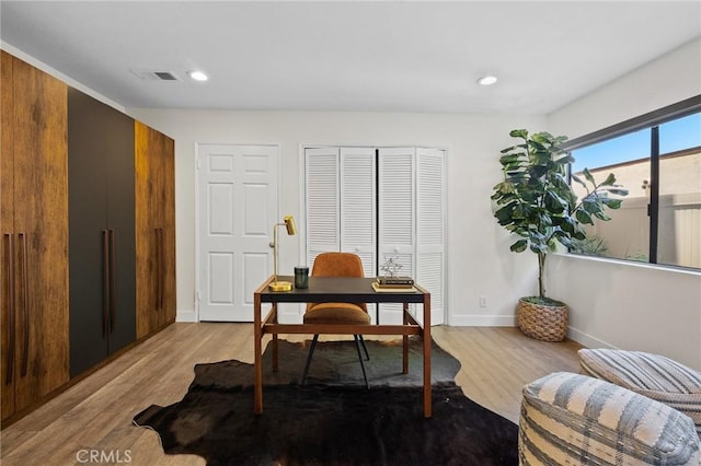 1114 Melrose Ave Unit 3, Glendale, CA 91202 - office space with light wood-style flooring and recessed lighting