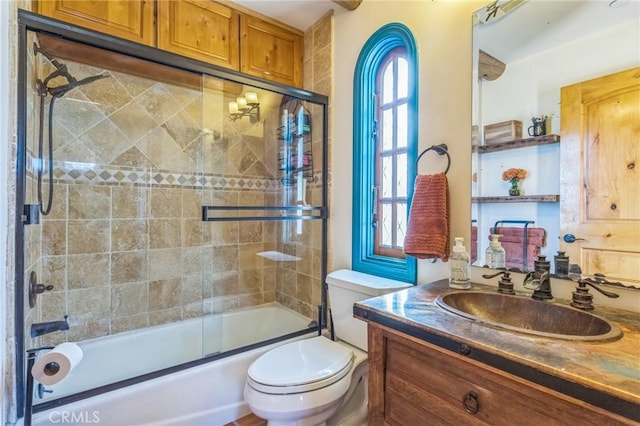 3606 W Chandler Blvd, Burbank, CA 91505 - bathroom featuring vanity and combined bath / shower with glass door