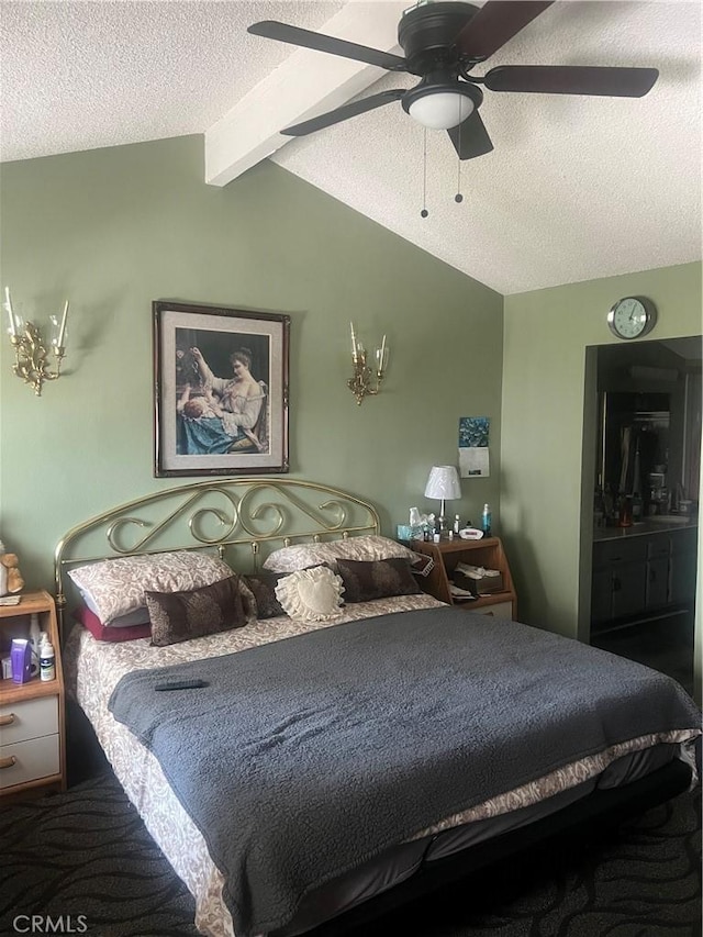 1522 Lahaina St, West Covina, CA 91792 - bedroom featuring a textured ceiling and a ceiling fan
