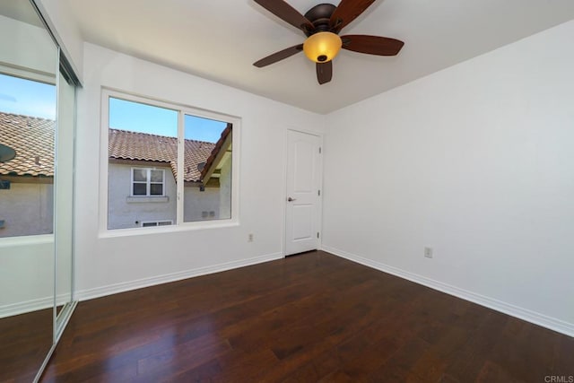 1651 S Juniper St Unit 172, Escondido, CA 92025 - unfurnished room featuring wood finished floors and ceiling fan