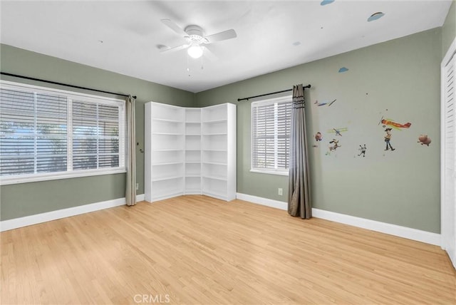 918 Dorothea Rd, La Habra Heights, CA 90631 - empty room with light wood-style floors and ceiling fan