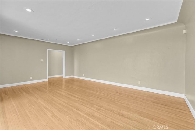 918 Dorothea Rd, La Habra Heights, CA 90631 - empty room featuring light wood-type flooring and recessed lighting