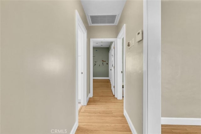 918 Dorothea Rd, La Habra Heights, CA 90631 - hallway with light wood-style floors and baseboards