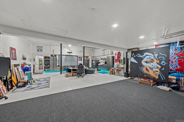 20 Lake Helix Dr, La Mesa, CA 91941 - garage with recessed lighting
