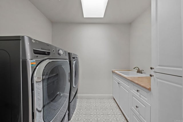 20 Lake Helix Dr, La Mesa, CA 91941 - laundry room featuring washer and dryer and cabinet space