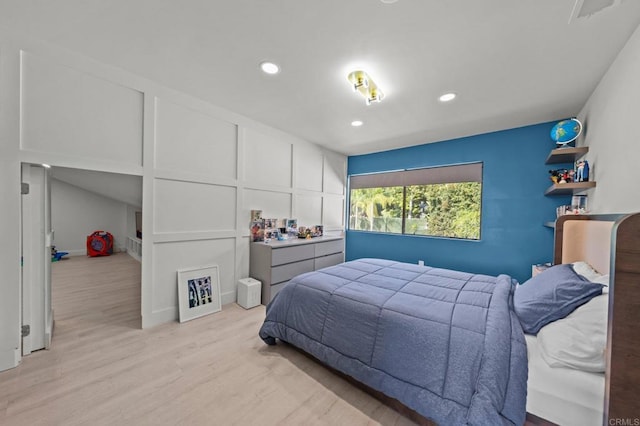 20 Lake Helix Dr, La Mesa, CA 91941 - bedroom featuring light wood-type flooring and recessed lighting