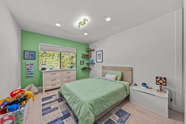 20 Lake Helix Dr, La Mesa, CA 91941 - bedroom featuring light wood-type flooring and recessed lighting