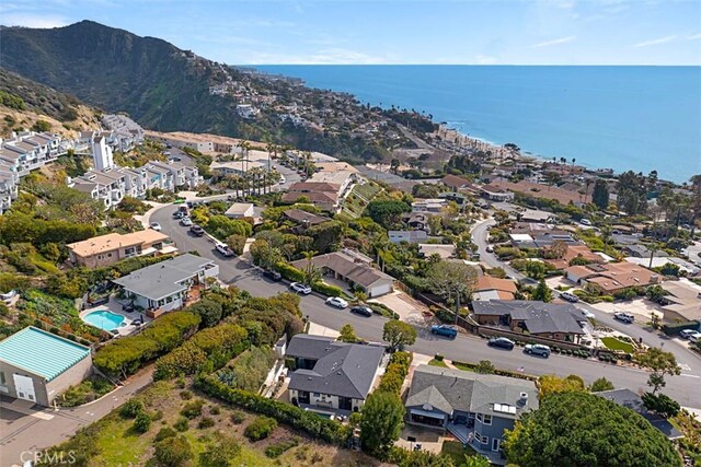 21611 Ocean Vista Dr, Laguna Beach, CA 92651 - aerial view of property and surrounding area with nearby suburban area and a large body of water