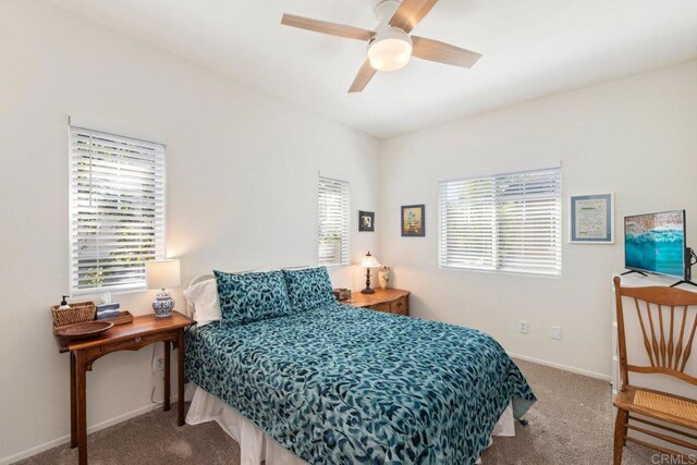26396 Arboretum Way Unit 2908, Murrieta, CA 92563 - carpeted bedroom featuring baseboards and a ceiling fan