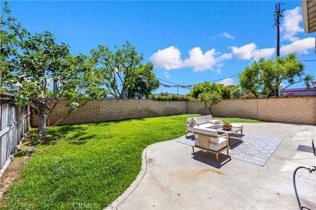 154 Fernpine Ln, Pomona, CA 91767 - fenced backyard with a patio area