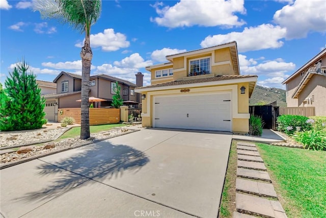 30747 Loma Linda Rd, Temecula, CA 92592 - view of front of house with stucco siding, driveway, and a garage