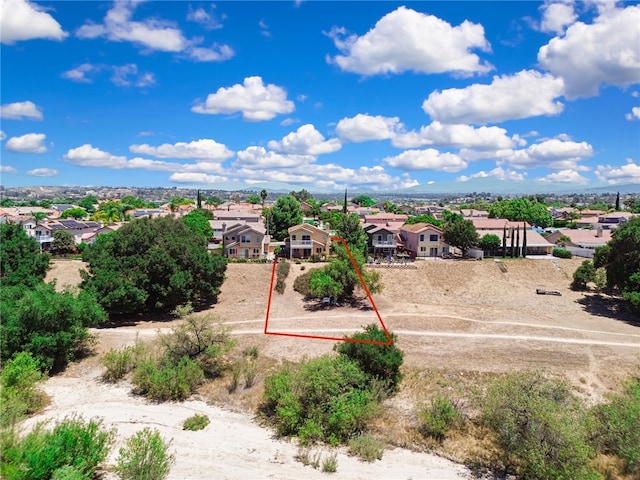 30747 Loma Linda Rd, Temecula, CA 92592 - aerial view of residential area featuring property parcel outlined
