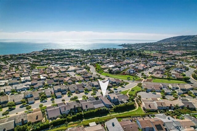 33554 Halyard Dr, Dana Point, CA 92629 - aerial overview of property's location featuring nearby suburban area and a water and mountain view