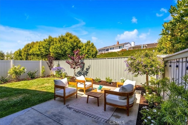 33554 Halyard Dr, Dana Point, CA 92629 - fenced backyard with a patio area and an outdoor living space
