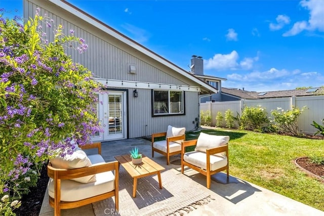 33554 Halyard Dr, Dana Point, CA 92629 - view of patio / terrace with an outdoor living space