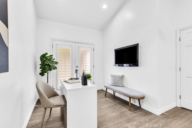 33554 Halyard Dr, Dana Point, CA 92629 - office space featuring light wood finished floors, french doors, and recessed lighting