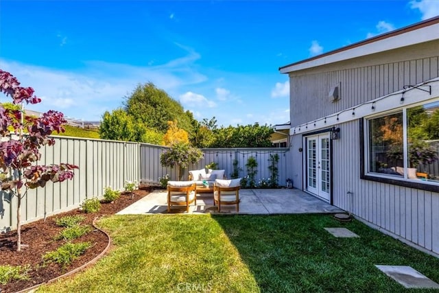 33554 Halyard Dr, Dana Point, CA 92629 - fenced backyard featuring french doors and a patio area