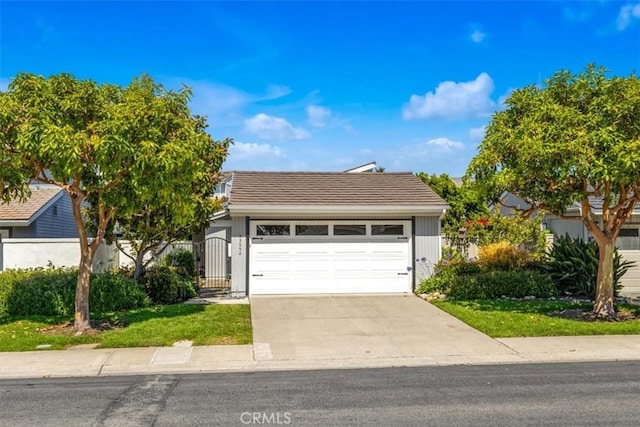 33554 Halyard Dr, Dana Point, CA 92629 - view of front facade with a garage, driveway, and a gate