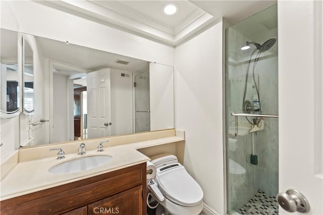 1825 Calle Madrid, Rowland Heights, CA 91748 - bathroom with a shower stall and vanity