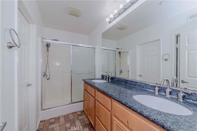 2245 Chaffee St, Fullerton, CA 92833 - full bath with a stall shower and double vanity