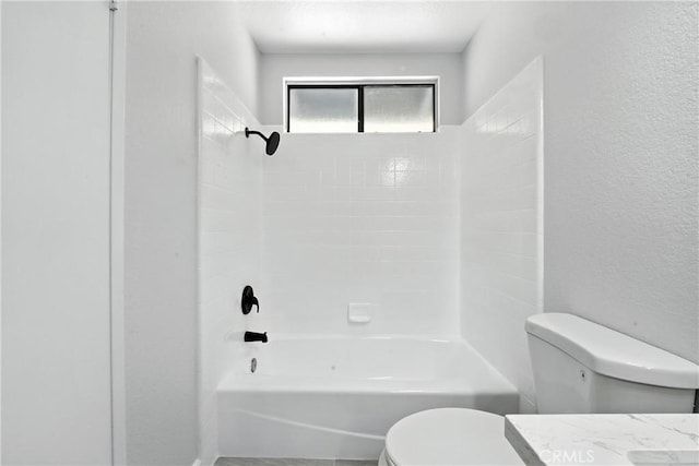 10655 Springfield Dr, Rancho Cucamonga, CA 91730 - full bathroom featuring bathing tub / shower combination, vanity, and a textured wall