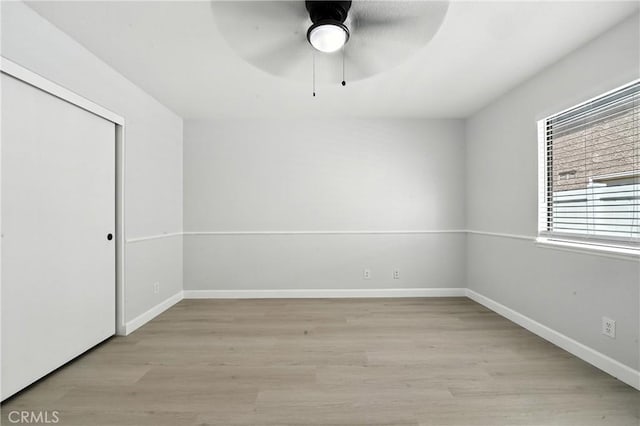 10655 Springfield Dr, Rancho Cucamonga, CA 91730 - unfurnished room featuring ceiling fan and light wood finished floors