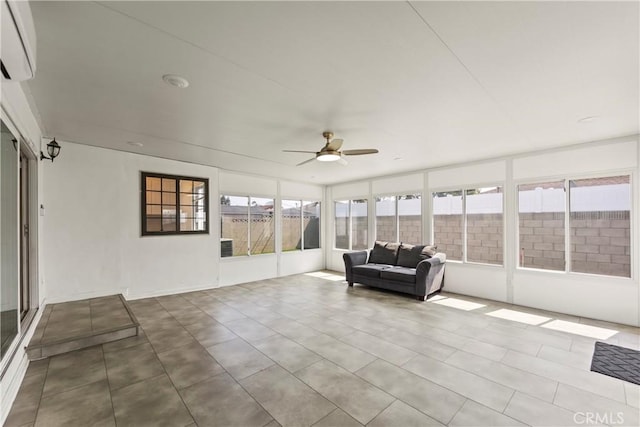 19408 Campaign Dr, Carson, CA 90746 - sunroom / solarium featuring a wall mounted air conditioner and plenty of natural light