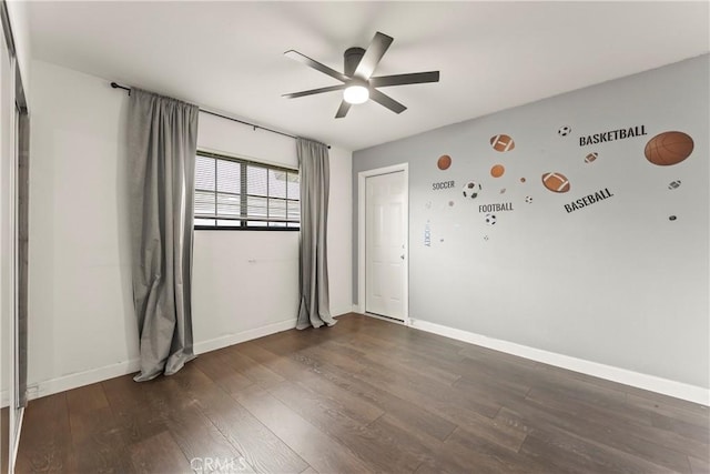19408 Campaign Dr, Carson, CA 90746 - spare room with ceiling fan and dark wood finished floors