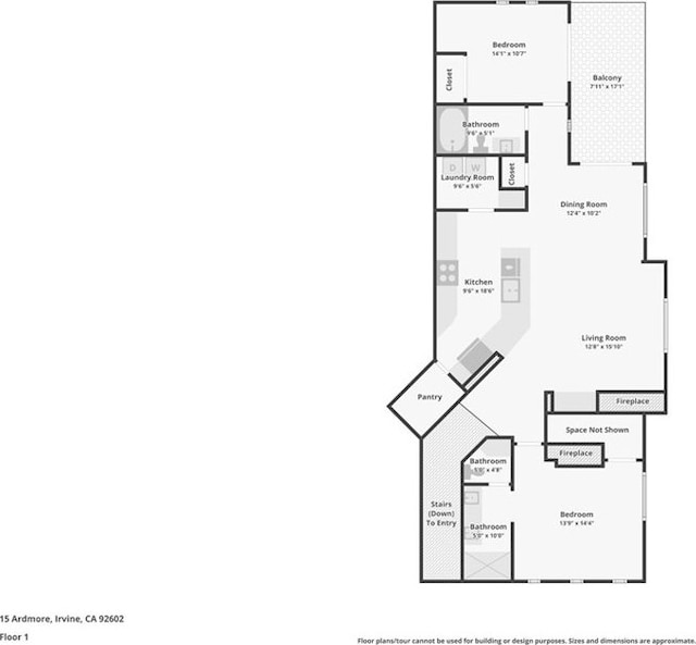 15 Ardmore, Irvine, CA 92602 - view of floor plan / room layout