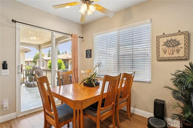15 Ardmore, Irvine, CA 92602 - dining room with a ceiling fan and baseboards