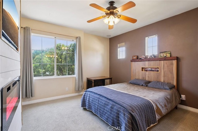 15 Ardmore, Irvine, CA 92602 - carpeted bedroom featuring baseboards and a ceiling fan
