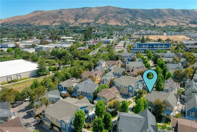 3591 Sacramento Dr Unit 50, San Luis Obispo, CA 93401 - aerial view of property's location featuring a mountain backdrop and nearby suburban area